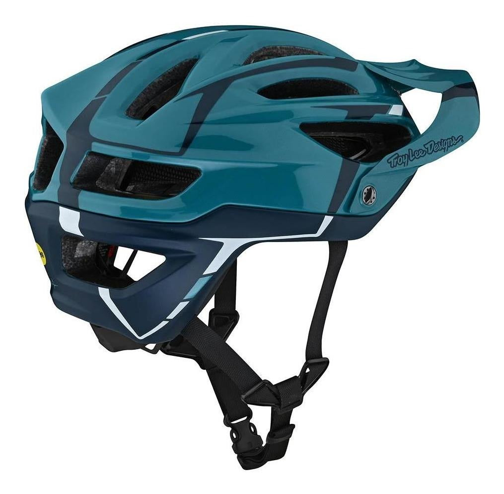 Casco Troy Lee Designs A2 con Mips Sliver Marine